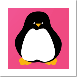 Shy Penguin Posters and Art